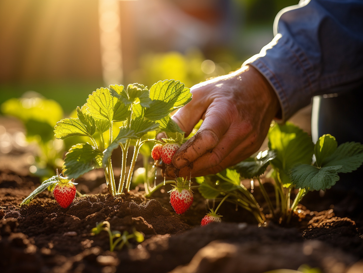 fraises printemps