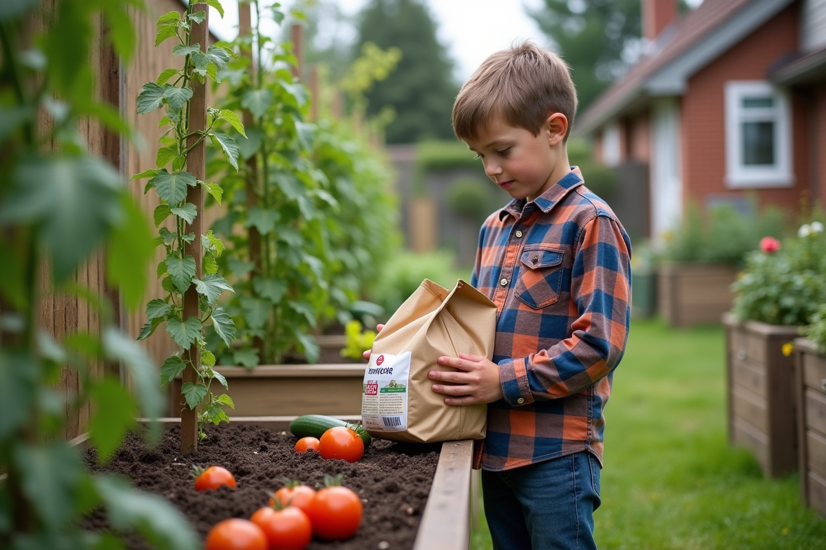 Adolescent avec sac d