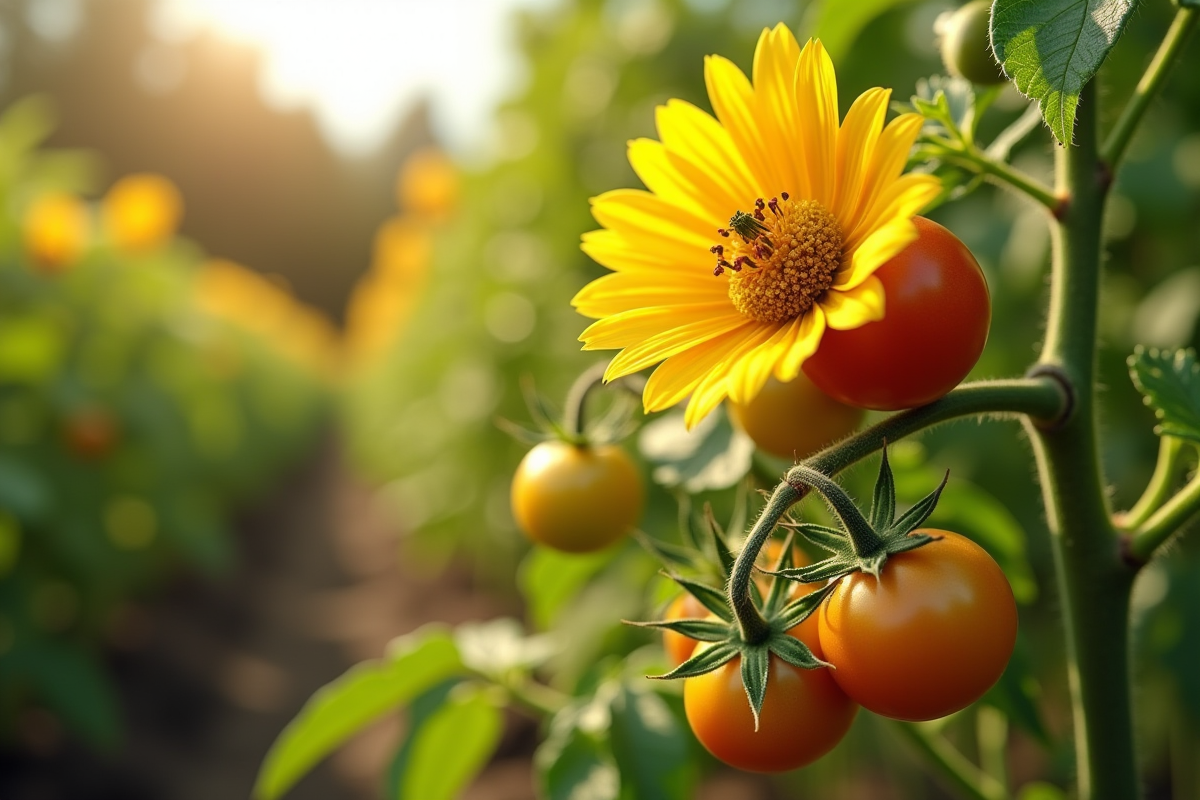 fleurs tomates