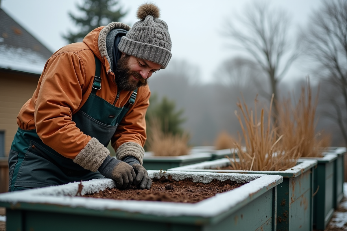 jardinières hiver